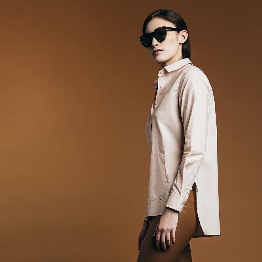 Thirteen Seven Trapezoid Pullover - Dusty Blush